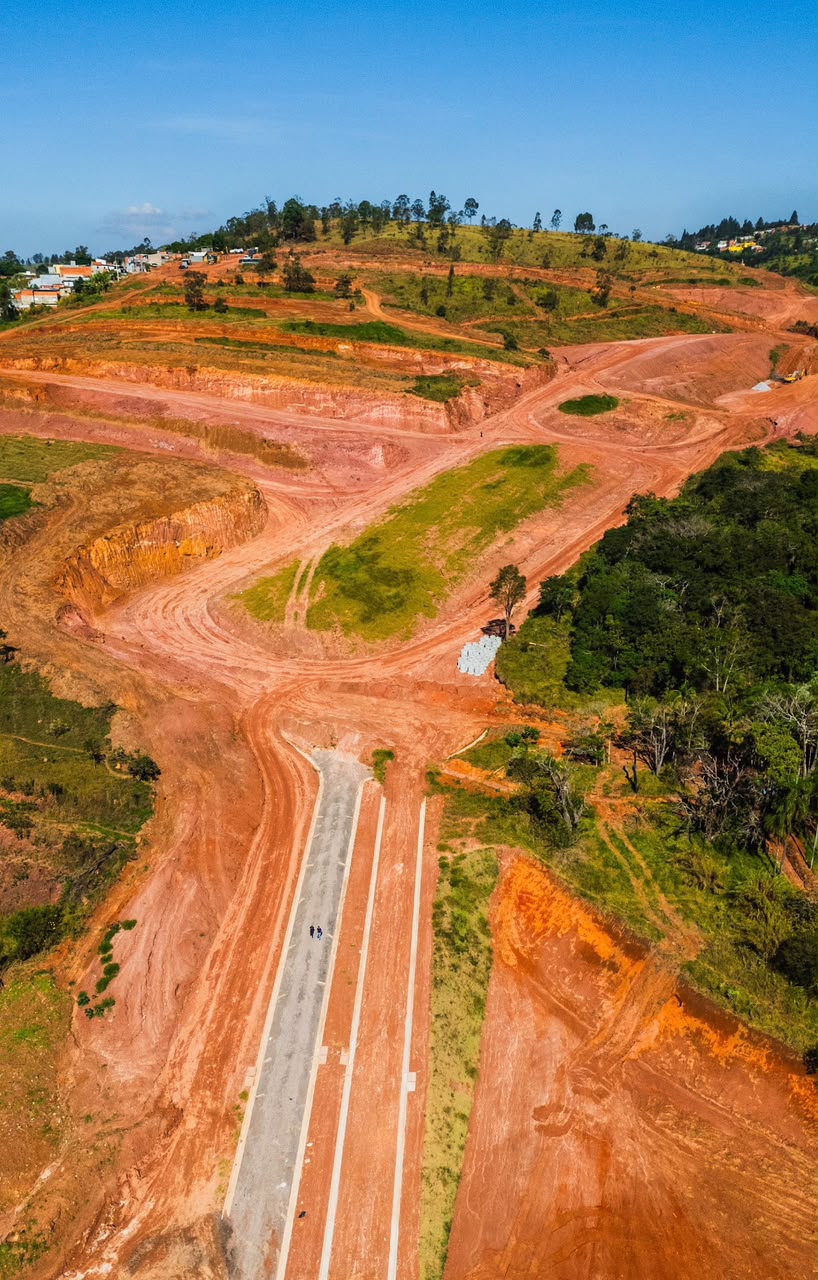 Rua em execução no Novo Jardim São Francisco